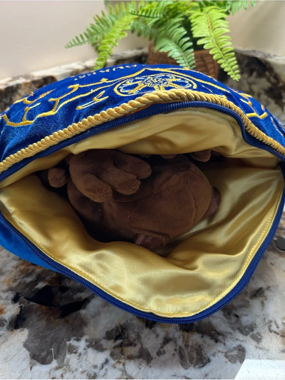 Honeydukes® Chocolate Frog Accent Pillow - with zipper frog inside